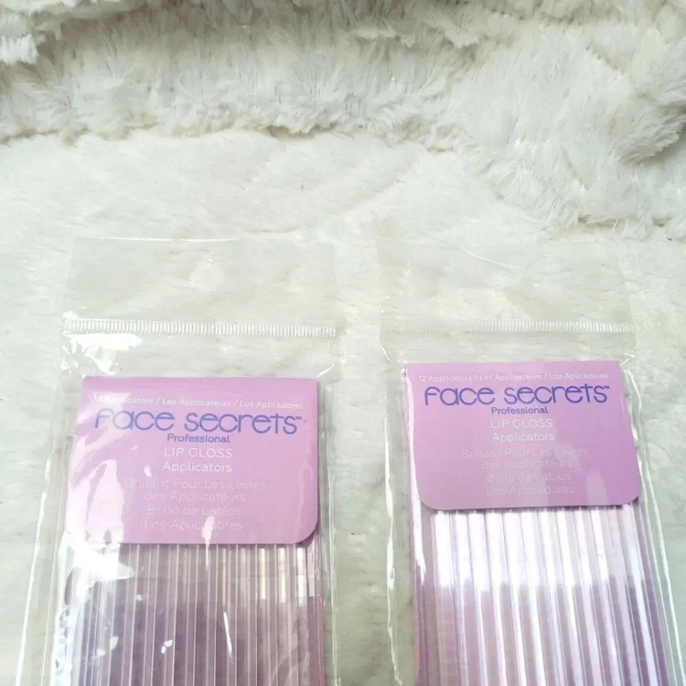 Face Secret Professional Lip Gloss Applicators Sealed 2 Packs of 12 New 24 Total